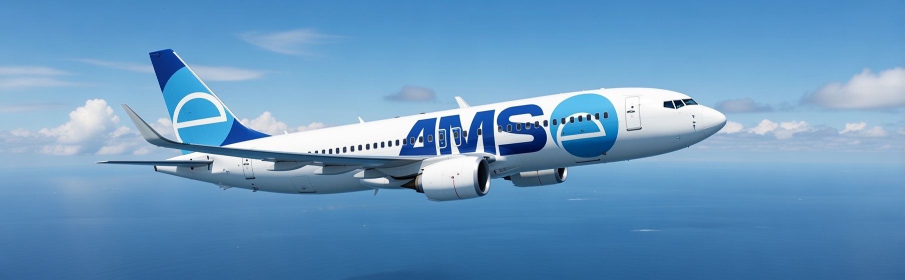 AMS aircraft over ocean
